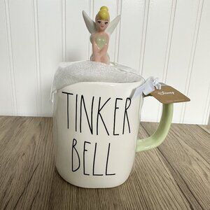 NWT Disney Collection Rae Dunn Tinker Bell Mug with Fairy Topper
